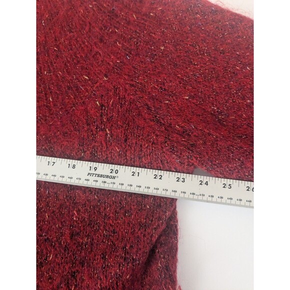 Paul & Duffier Mohair Blend Sweater With Pockets Sz M Long Tunic Oversized - Picture 6 of 11